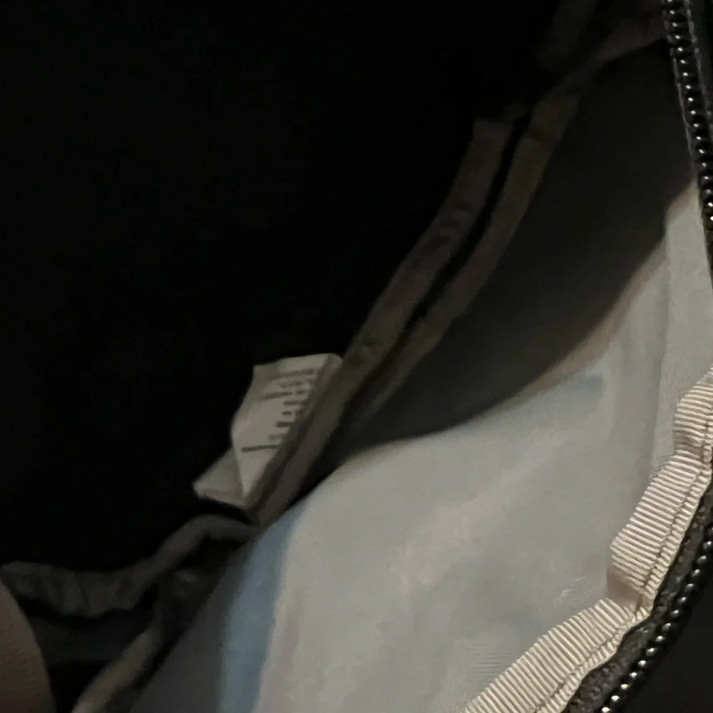 Vintage L.L Bean Funny Pack Black Waist Pack Travel Hiking Zipper Adjustable - Picture 3 of 4